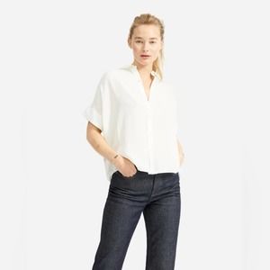 NWT Everlane The Japanese GoWeave Light Square Shirt (size 8)